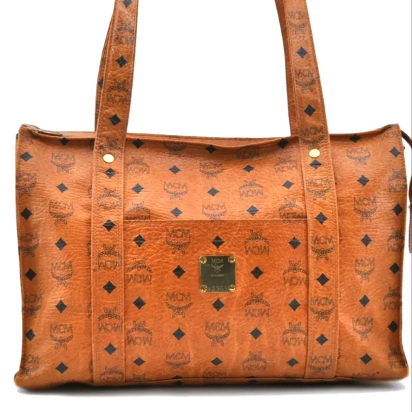 ****** SOLD ***********MCM Shopper Tote Bag - Picture 1 of 8